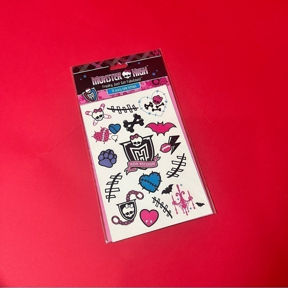 Monster high sparkly temp tattoos  🖤💕​​​​​​​​​​​​​​​​​​​​​​​​​